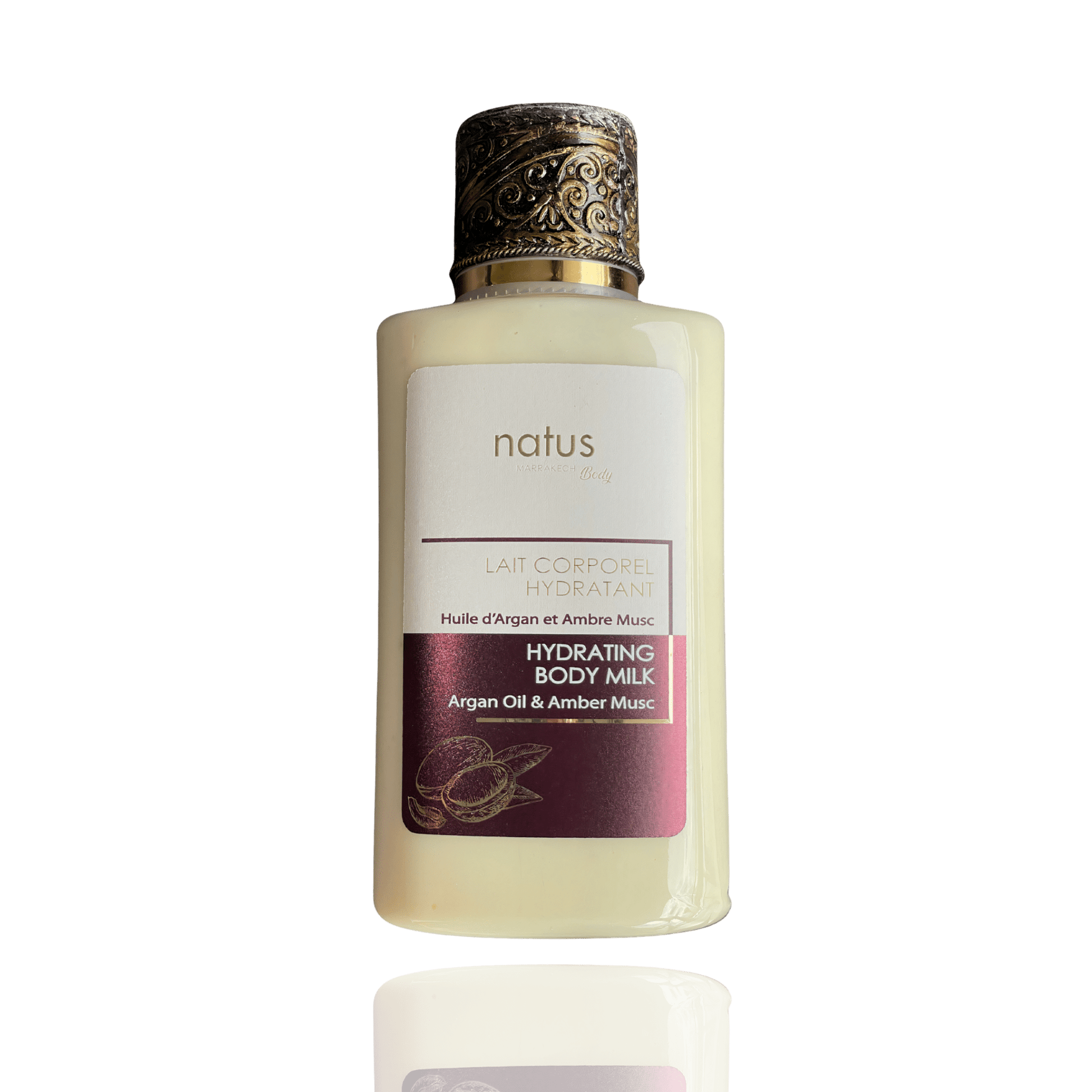 Moisturising Body Milk with Argan and Amber Musc - 200ml - Moroccan Secrets