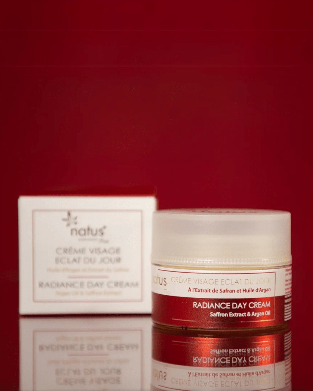 Day Radiance Face Cream with Argan Oil & Saffron Extract - 100ml - Moroccan Secrets