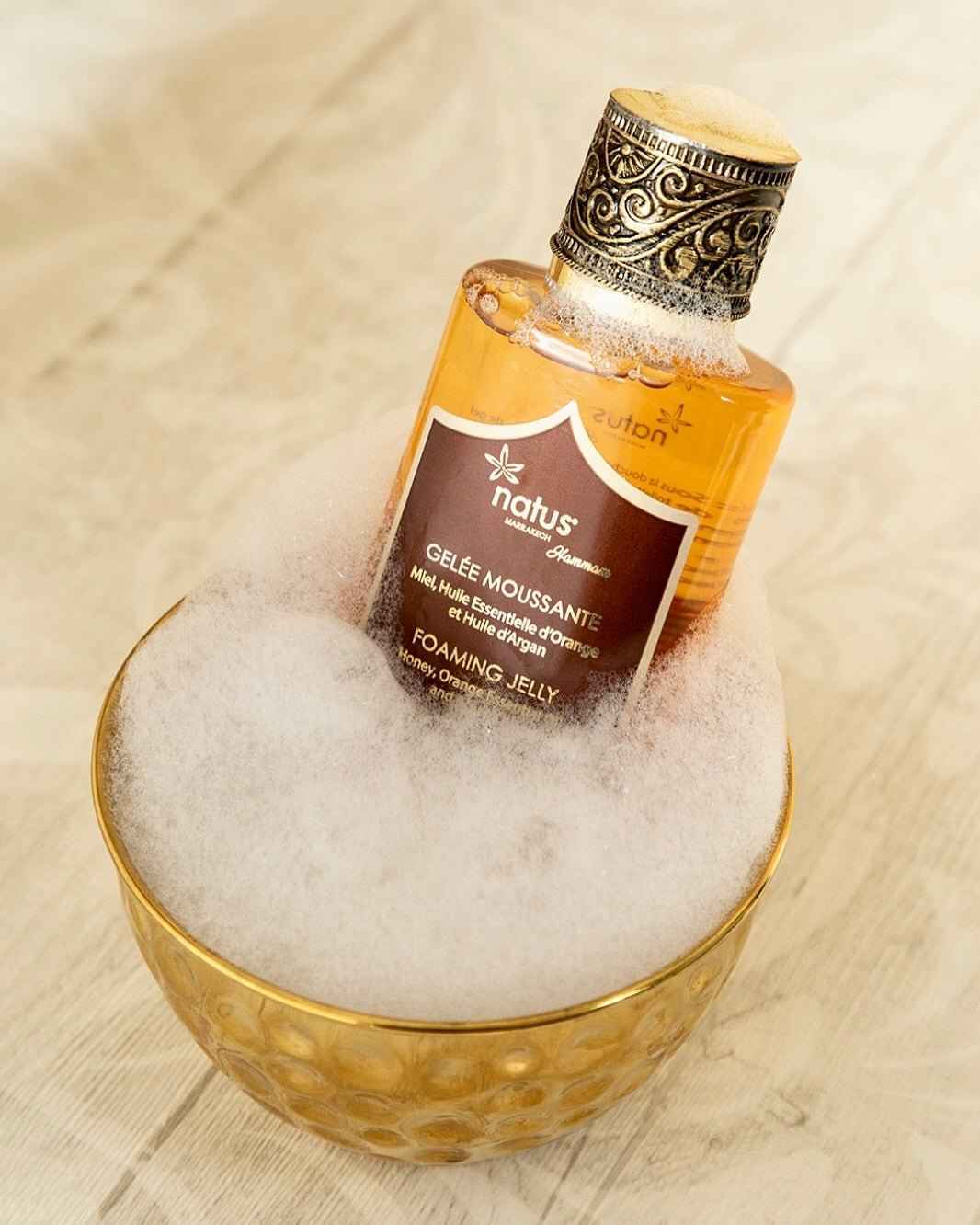 Foaming Jelly with Honey Argan and Orange Essential Oil - 200ml