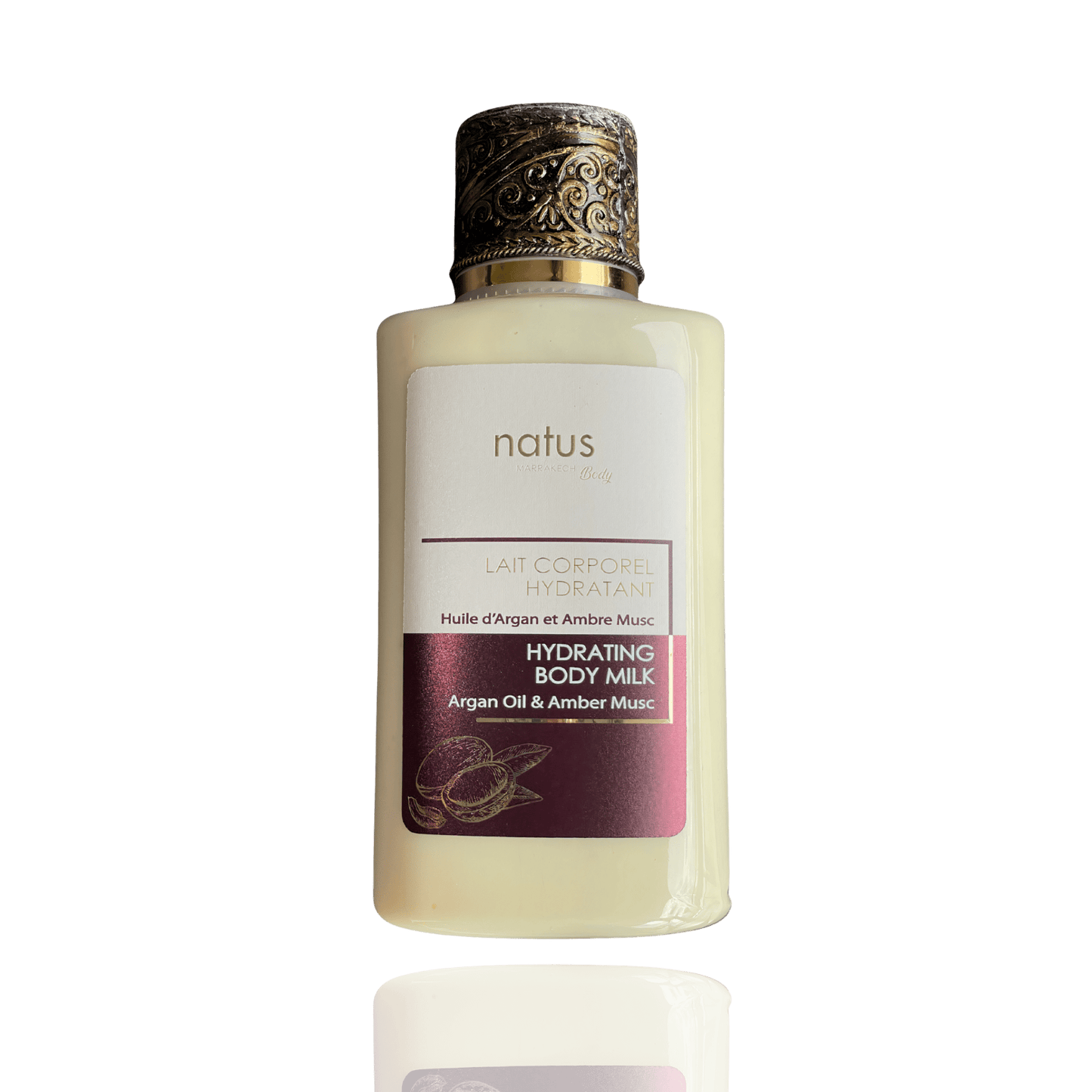 Moisturising Body Milk with Argan and Amber Musc - 200ml - Moroccan Secrets