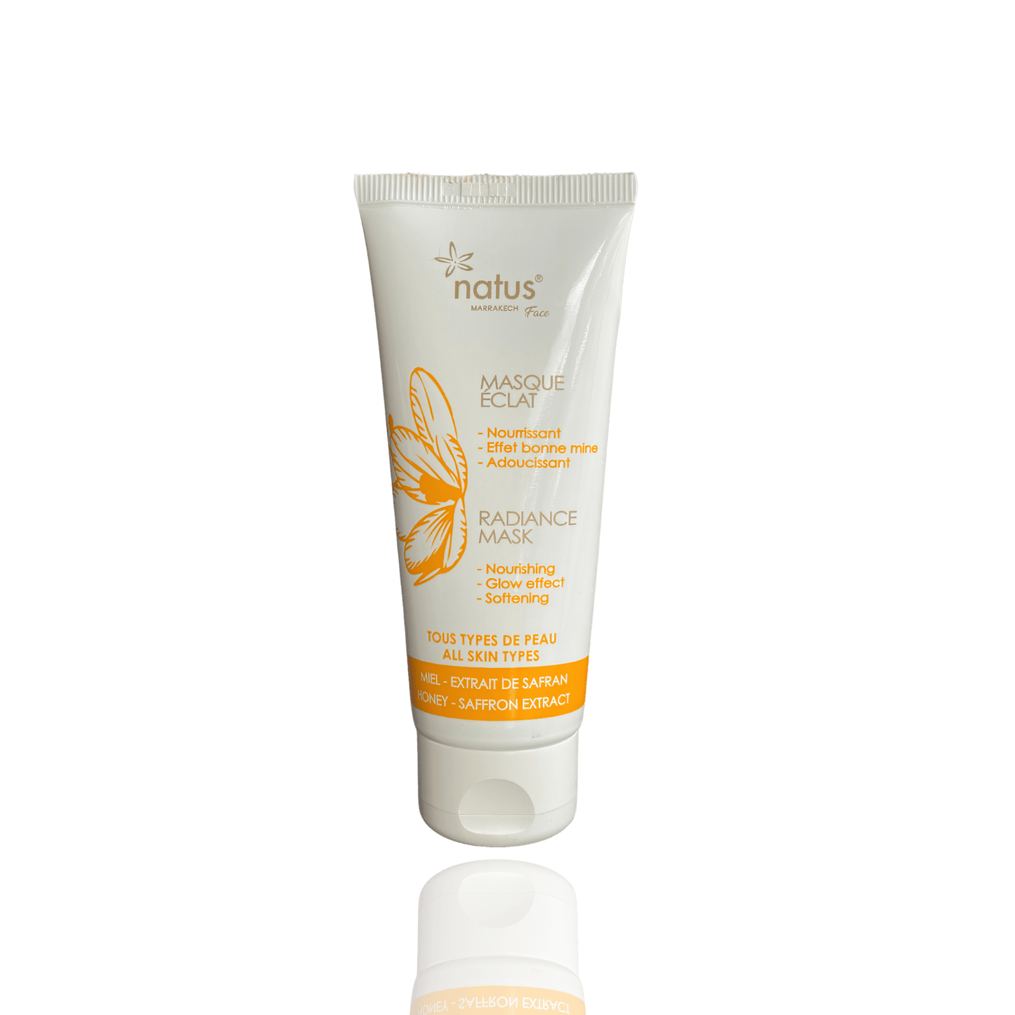 Radiance Face Mask with Argan Honey and Saffron - 100ml - Moroccan Secrets