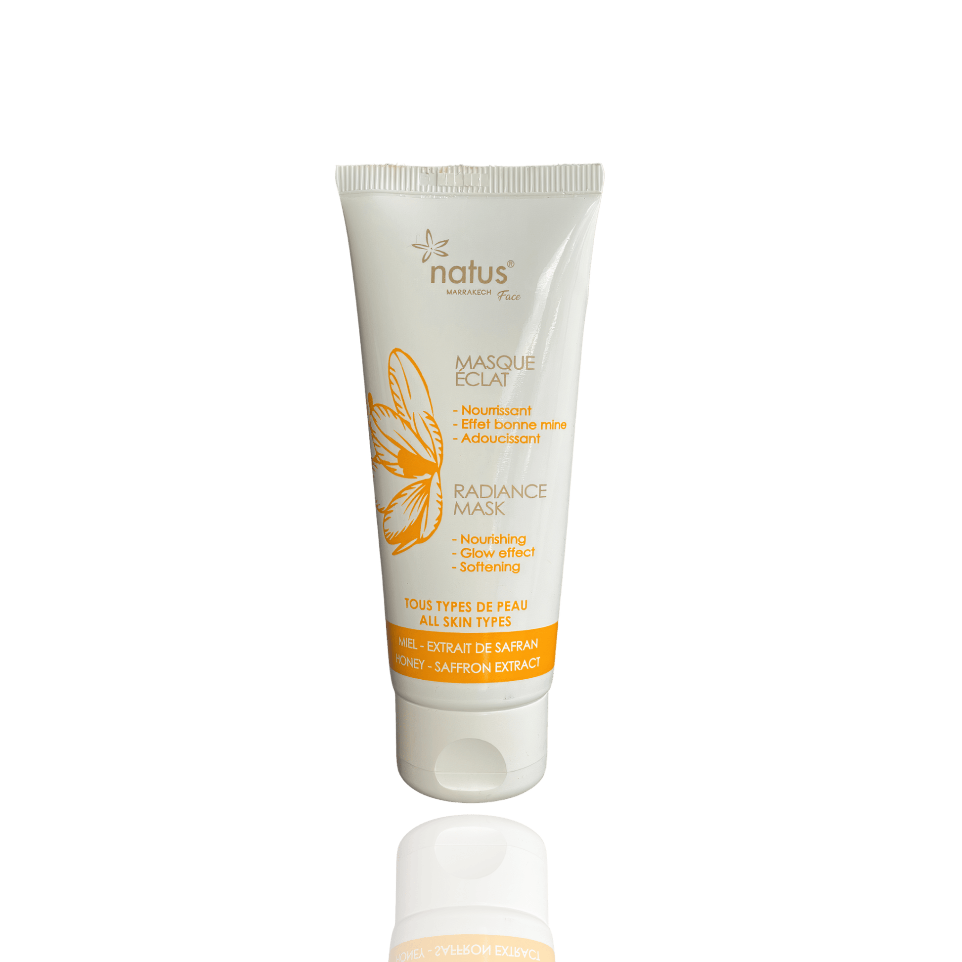 Radiance Face Mask with Argan Honey and Saffron - 100ml - Moroccan Secrets